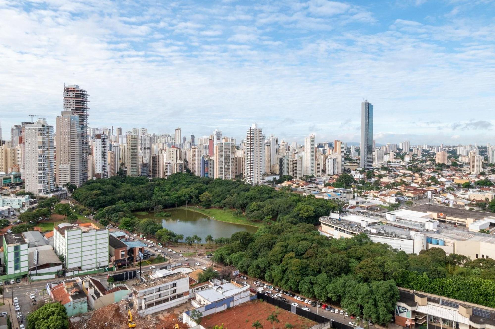 Flat No Ed Walk Bueno - Setor Bueno - Ao Lado Do Goiania Shopping - Wb2405- Andar Alto Apartamento Exterior foto