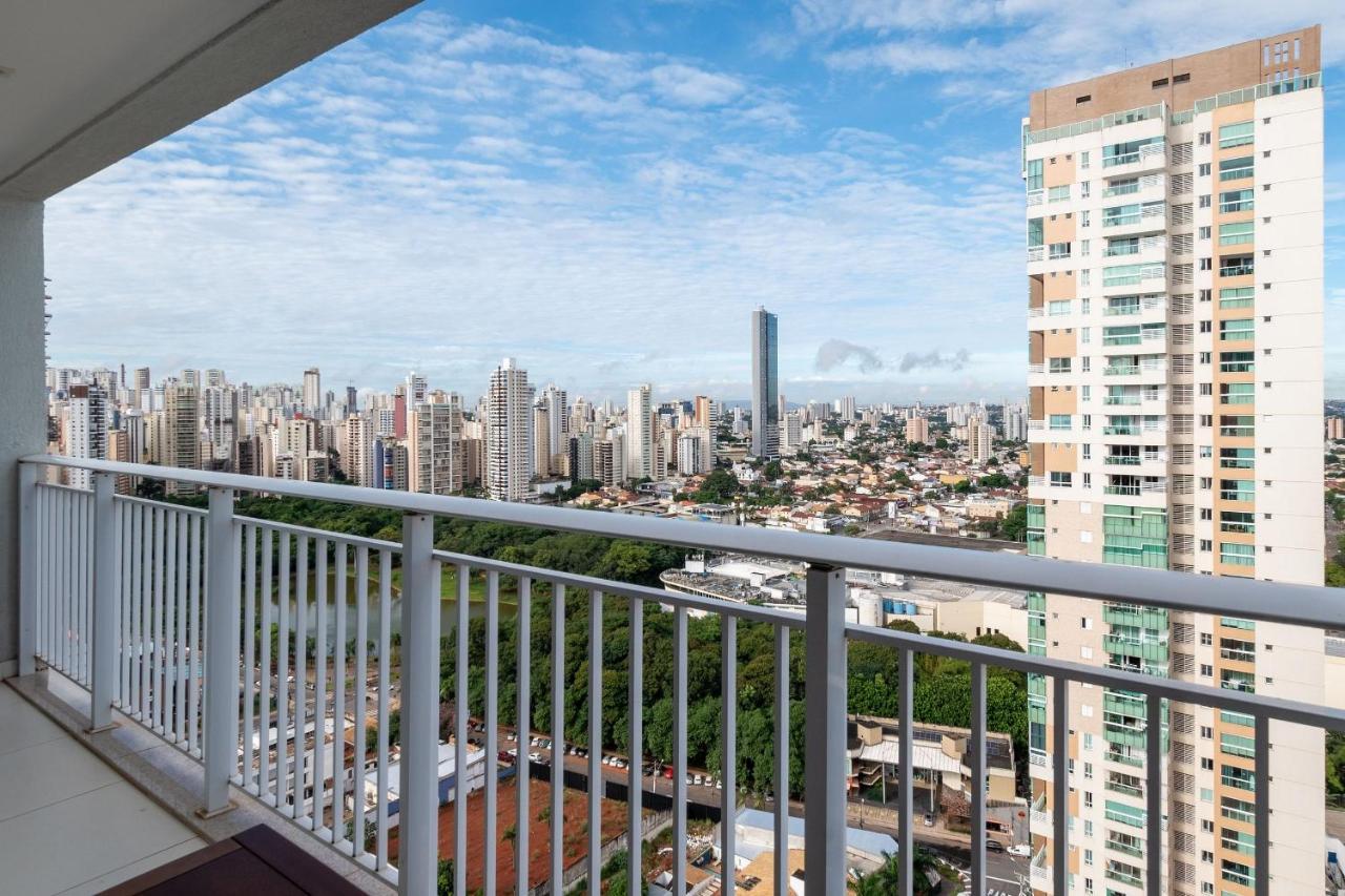 Flat No Ed Walk Bueno - Setor Bueno - Ao Lado Do Goiania Shopping - Wb2405- Andar Alto Apartamento Exterior foto